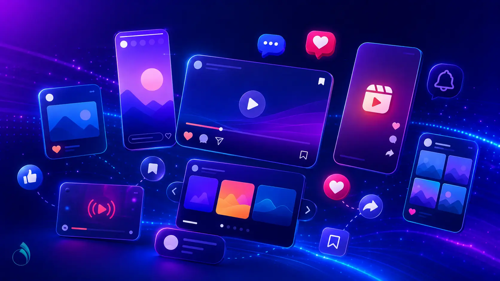 Diversifying social media content using videos, posts, and stories